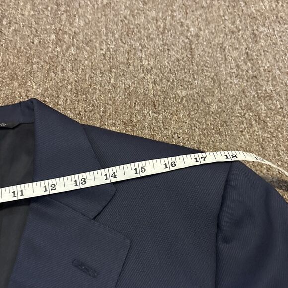 Canali Blazer Mens It 50 | US 40 100% Wool Sports Coat Rothman Union SQ NYC - Picture 2 of 15